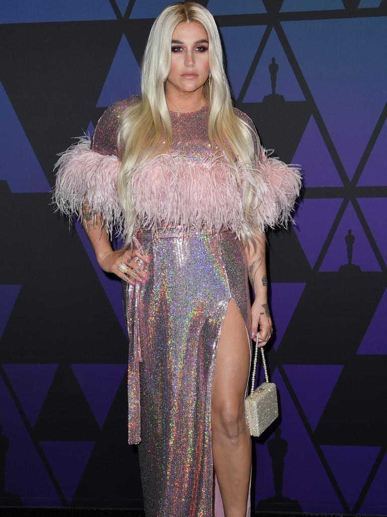 Kesha has reflected on her near-death experience in a new interview with Self magazine. Picture: Valeries Macon/AFP