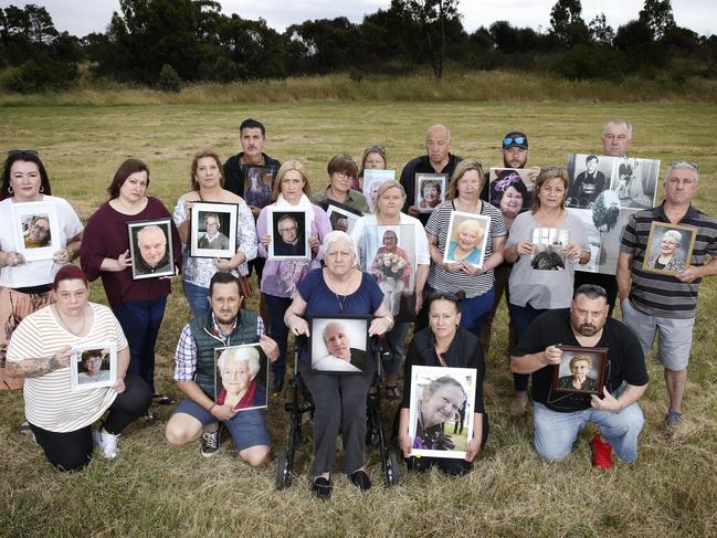 Loved ones of those who died in Epping Gardens Aged Care Facility have brought a class action by Carbone Lawyers. Picture: David Caird