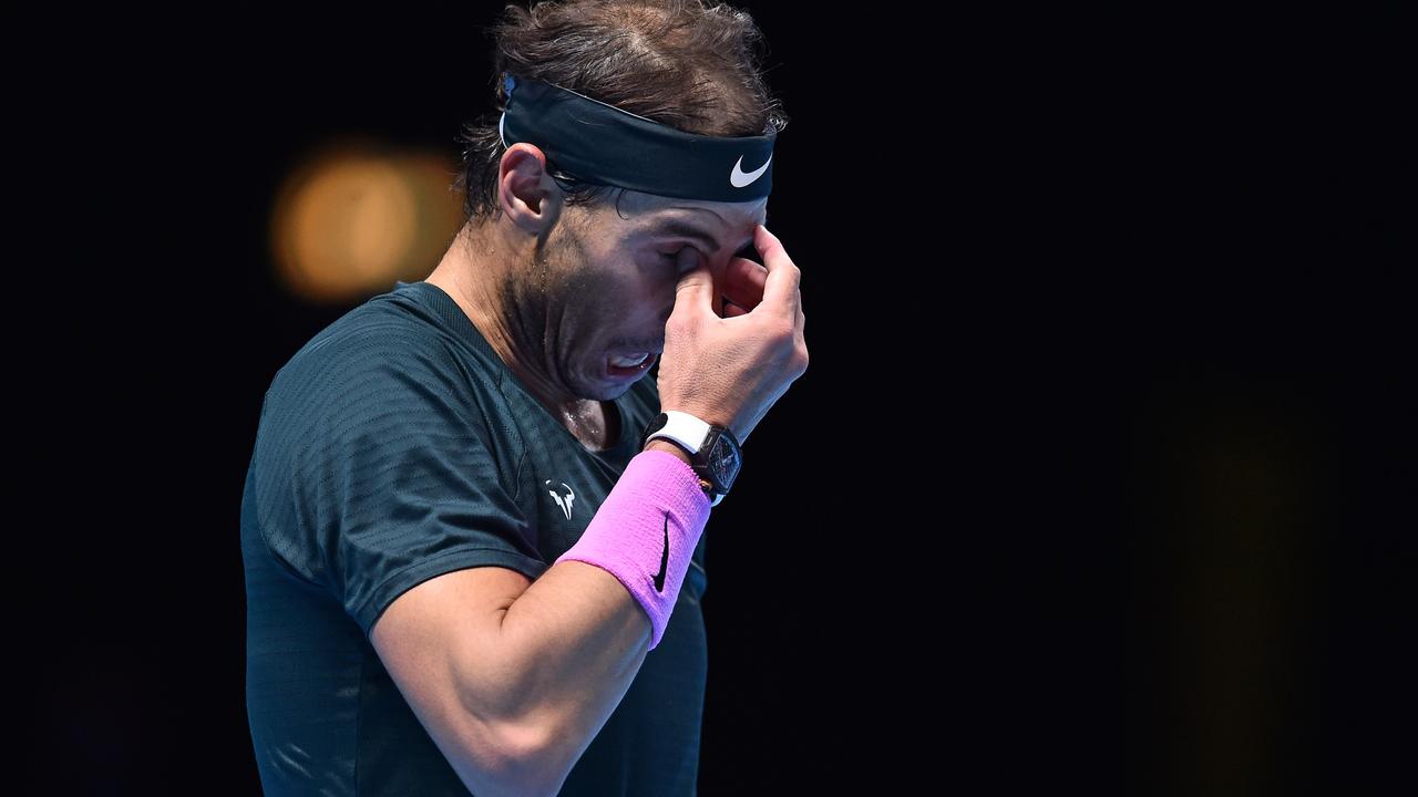 Rafael Nadal suffered a surprise defeat. (Photo by Glyn KIRK / AFP)
