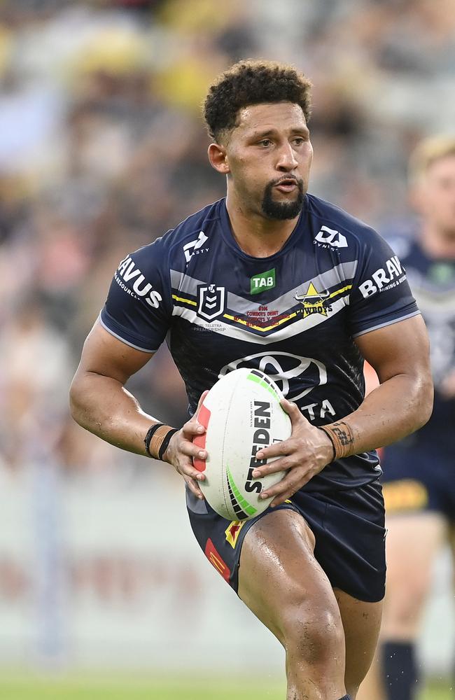 Former Broncos, Cowboy and Knight Gehamat Shibasaki has joined the Rabbitohs on a short-term deal. Picture: Ian Hitchcock