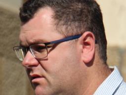 Chris Cranny at Wollongong Courthouse on February 5, 2021. Picture: Madeline Crittenden.