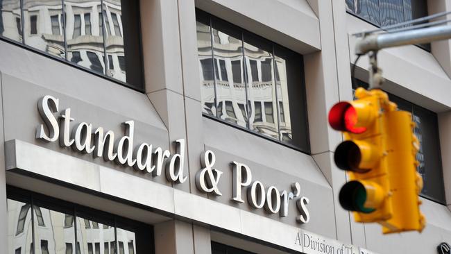 Standard &amp; Poor's headquarters in New York. Picture: AFP