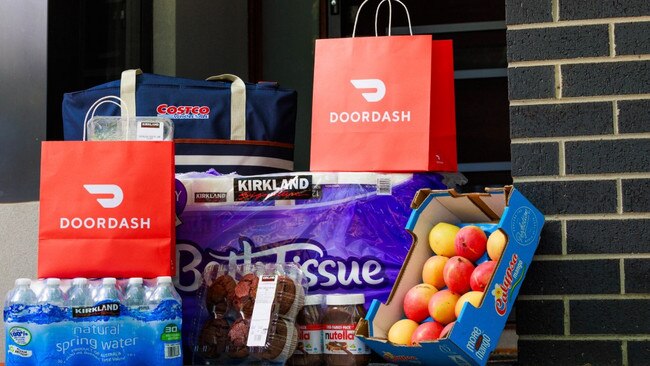 Aussies are set to have groceries from Costco delivered right to their doors amid a new partnership with DoorDash. Picture: Supplied.