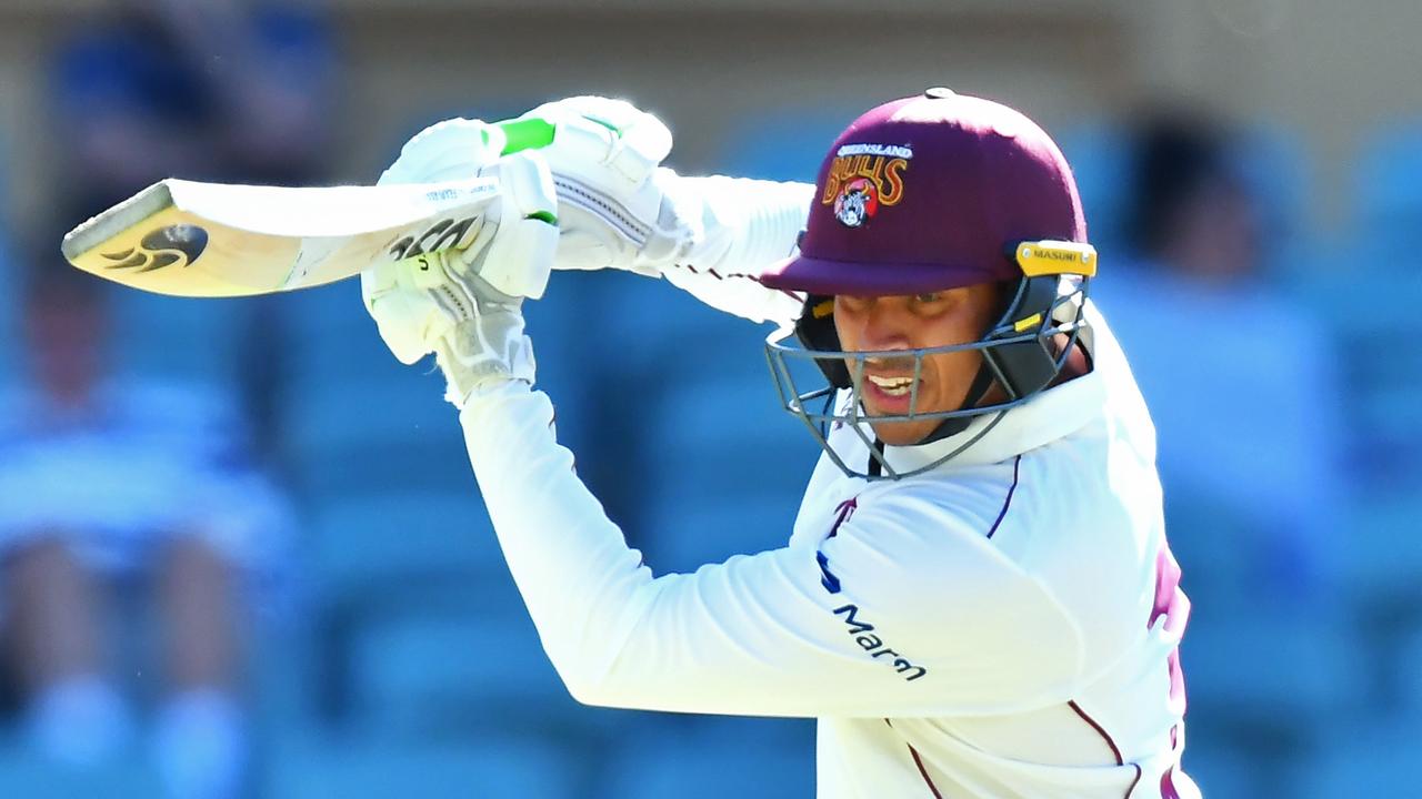 Usman Khawaja made 174 for Queensland against South Australia. Picture: Mark Brake/Getty Images