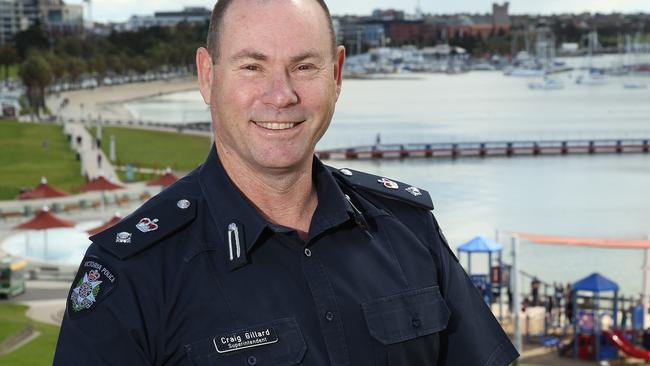 Geelong Superintendent Craig Gillard has been on leave since last year after a workplace dispute. Picture: Alison Wynd