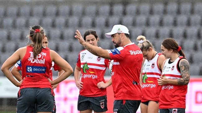 Dragons coach Jamie Soward is furious that there were no journalists in Newcastle to ask him questions after his side’s loss. Picture; Bradley Kanaris/Getty Images