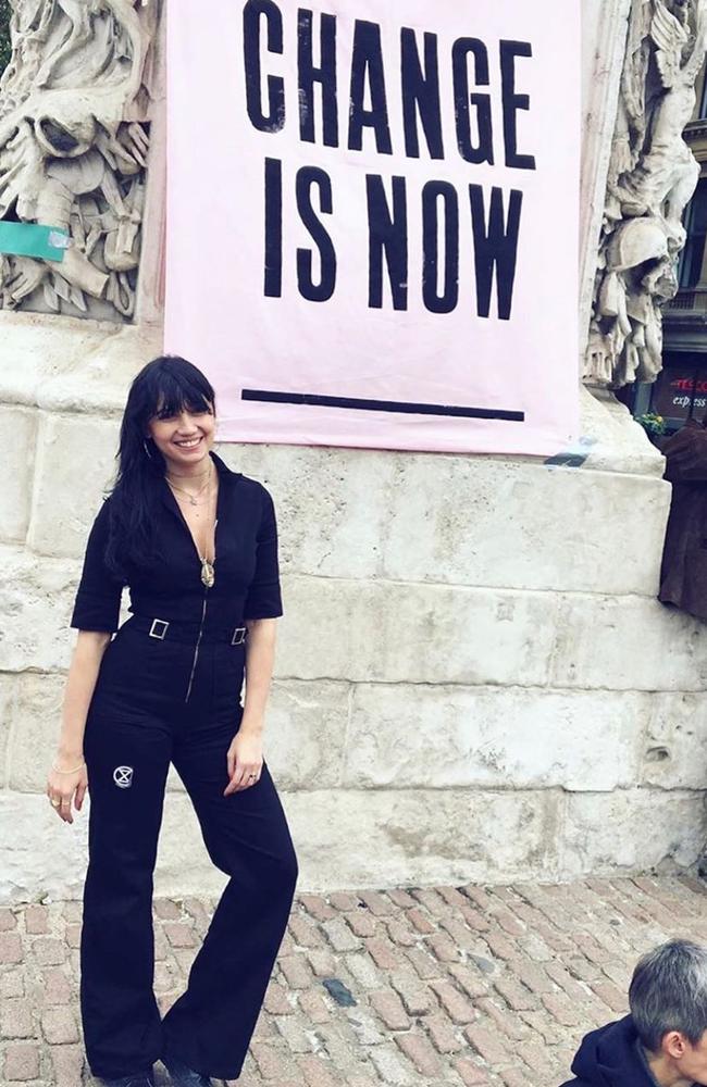 British model Daisy Lowe insists she’s ‘just trying to save the planet’ as she defends using private jets. Picture: Instagram/DaisyLowe