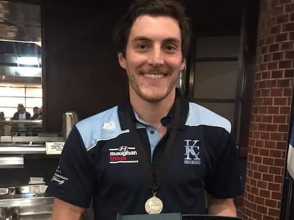 Lachlan Peter after his Mail Medal win. Picture: Kersbrook Football Club