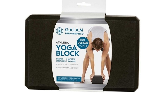 Gaiam Athletic Yoga Block Black