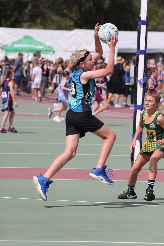 The Netball Qld Primary Schools Cup grand finals are being held at the Hinterland District Netball Association at Mudgeeraba. Picture: Mike Batterham.