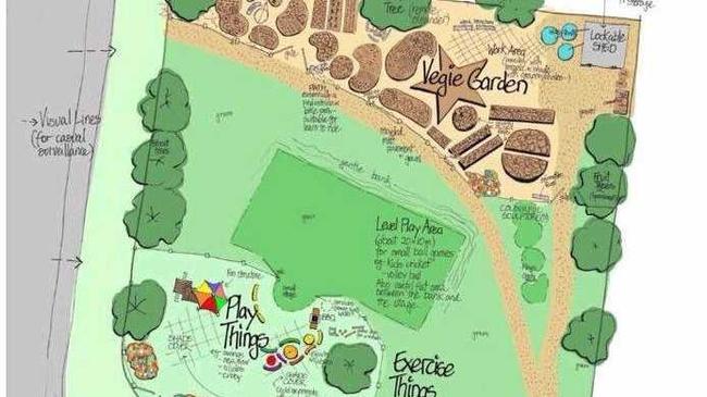 Future plans for the suburban gardens at Yeppoon. Picture: contributed