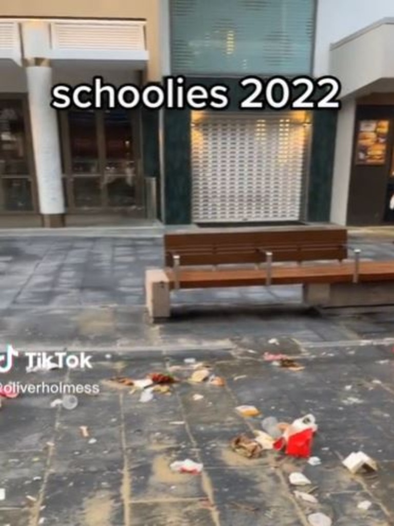 Calls out other school leavers saying “this is f**ked”. Picture: TikTok