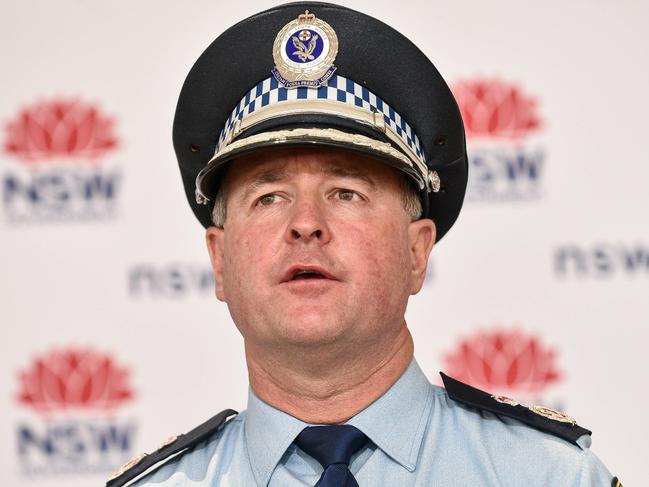 SYDNEY, AUSTRALIA - NewsWire Photos , Aug 15 2021: NSW Police Deputy Commissioner Gary Worboys speaks at a press conference in Sydney.  Picture: NCA NewsWire / Flavio Brancaleone