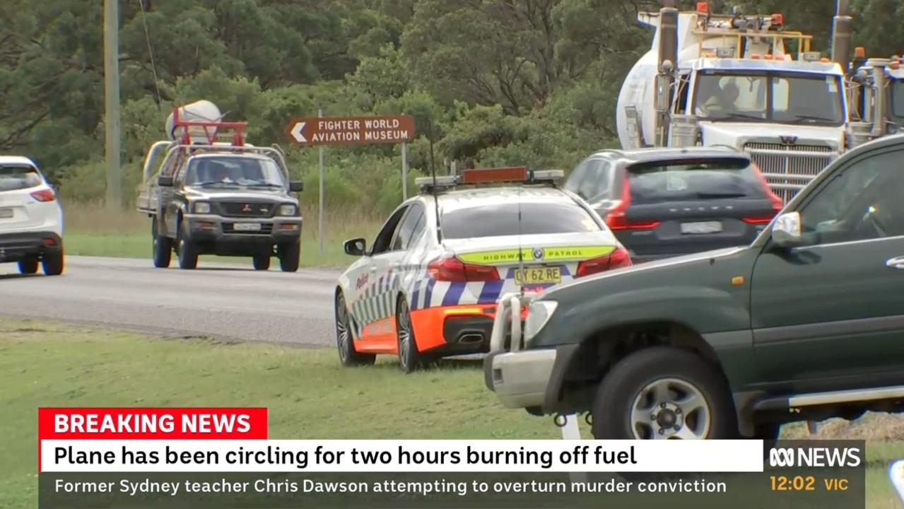 Emergency crews were on standby at the scene. Picture: ABC