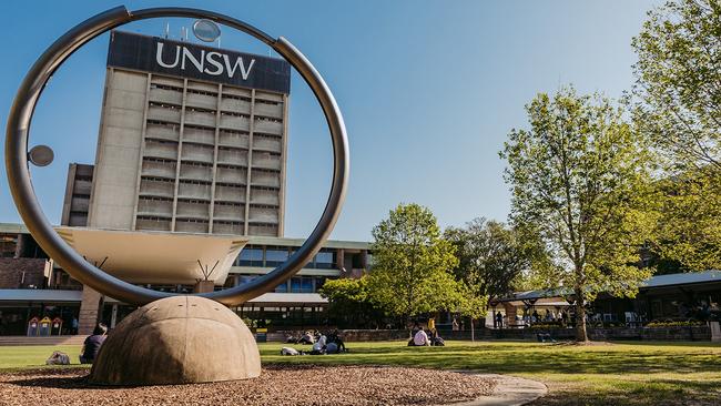 The UNSW campus in Kensington. Picture: Jacquie Manning