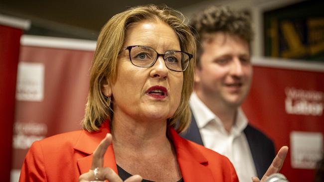 Labor voters are turning to alternatives, landing Premier Jacinta Allan in hot water. Picture: Jake Nowakowski