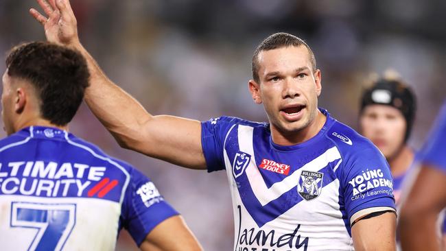 Former Panther Brent Naden is one of four Bulldogs players missing Friday’s game through Covid-19. Picture: Mark Kolbe/Getty Images