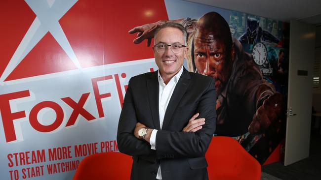 Foxtel CEO Patrick Delaney. Picture: Britta Campion / The Australian