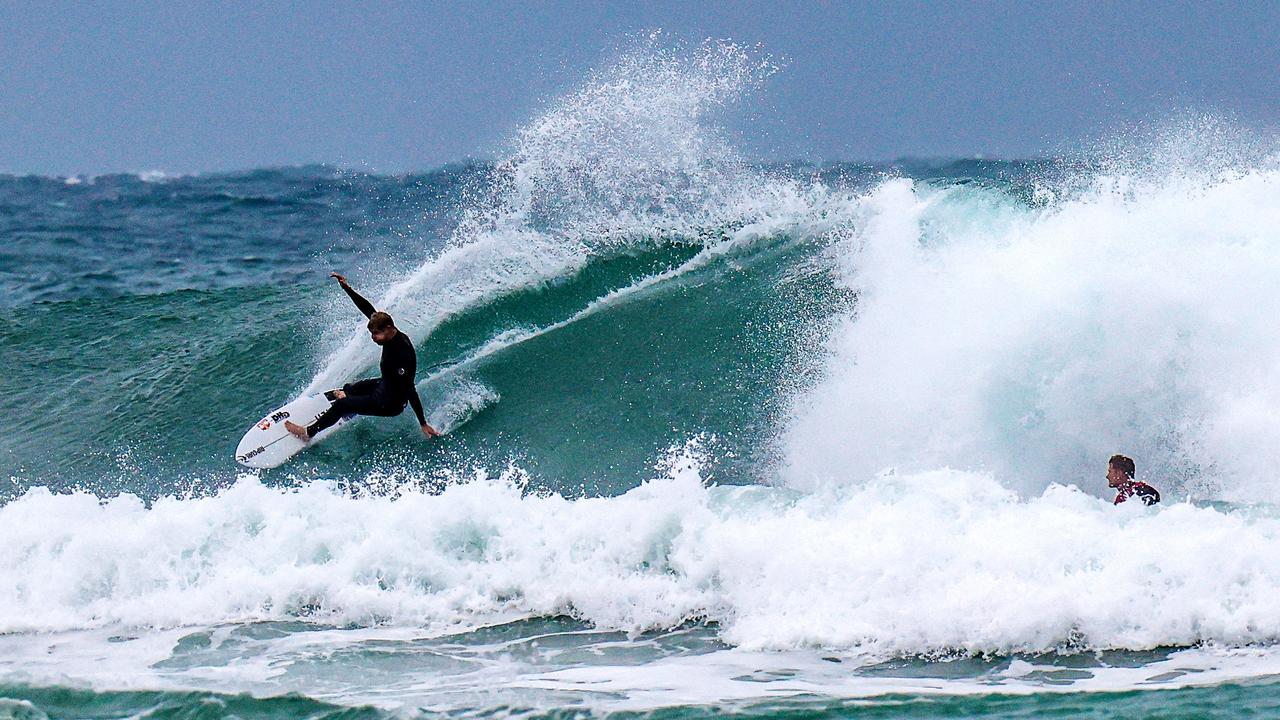 Warnings for dangerous marine conditions remain active on Saturday morning. Picture: Nigel Hallett