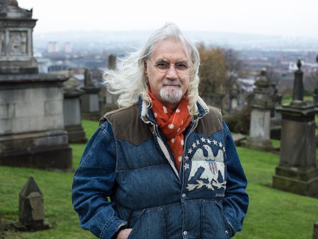 Billy Connolly at Glasgow's Necropolis. Picture: Supplied