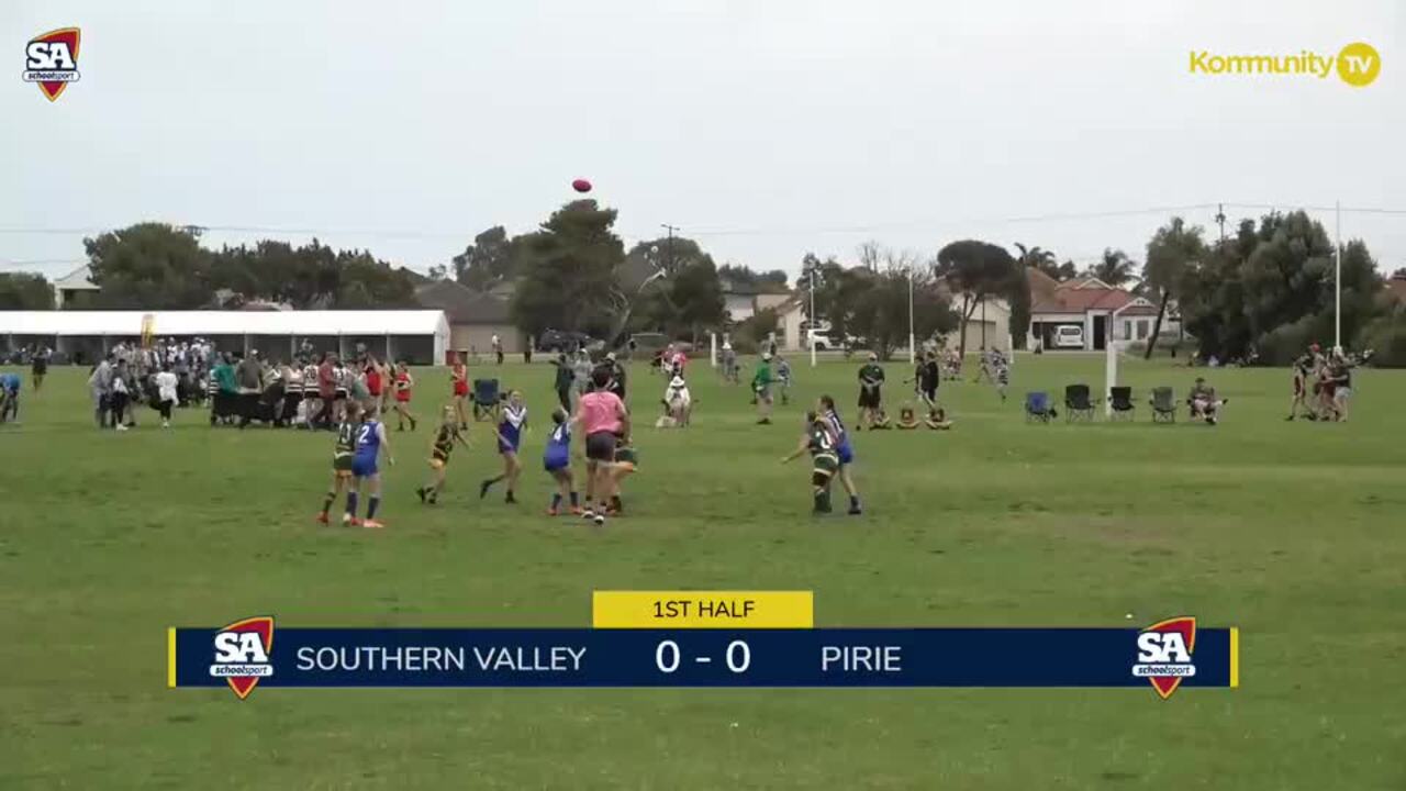 Replay: Southern Valley v Pirie (Div 4) - 2024 Sapsasa Girls Footy Carnival Day 2