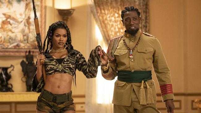 Wesley Snipes, with Teyana Taylor, stars in Coming 2 America.