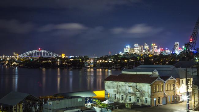 The view of Sydney CBD from the island. Picture: Tourism Australia