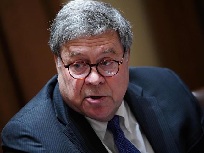 Attorney General William Barr. Picture: AFP