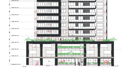 108 units have been proposed for the Mackay CBD, bringing much needed housing stock to the region after years of arrested development. Photo: Documents contributed to council.