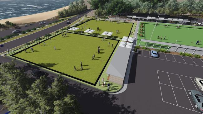 Renders of the Torquay Bowls Club expansion plans were released this week. Picture: Torquay Bowls Club