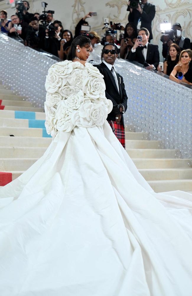 Rihanna stops traffic at the 2023 Met Gala. Picture: AFP