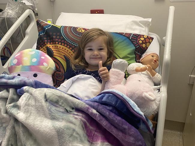 Brave Laylah's fight has caused one Warwick mum to crusade for all parents (Photos: supplied)