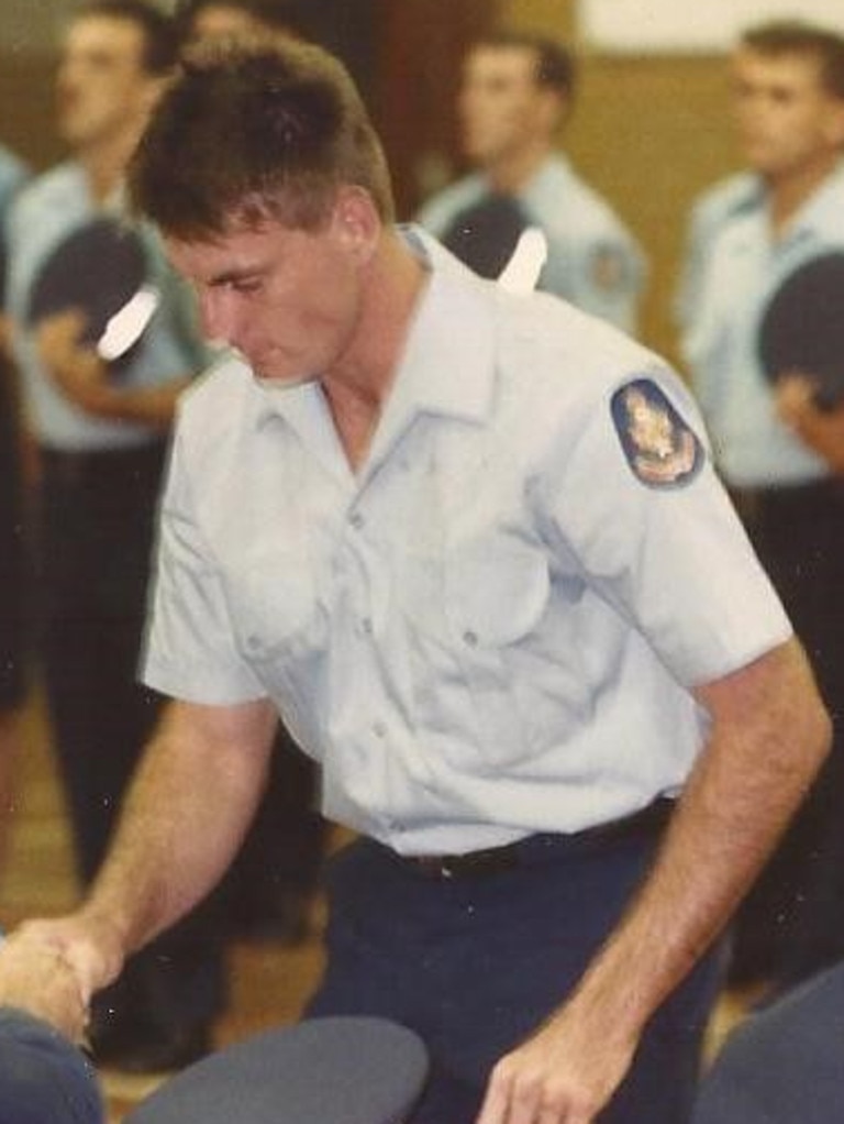 Assistant Commissioner Ben Marcus on his graduation day at the police academy