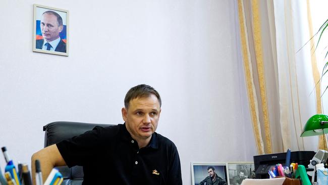 Kirill Stremousov, deputy head of the Russian-backed Kherson administration, was killed in a car crash. Picture: AFP.