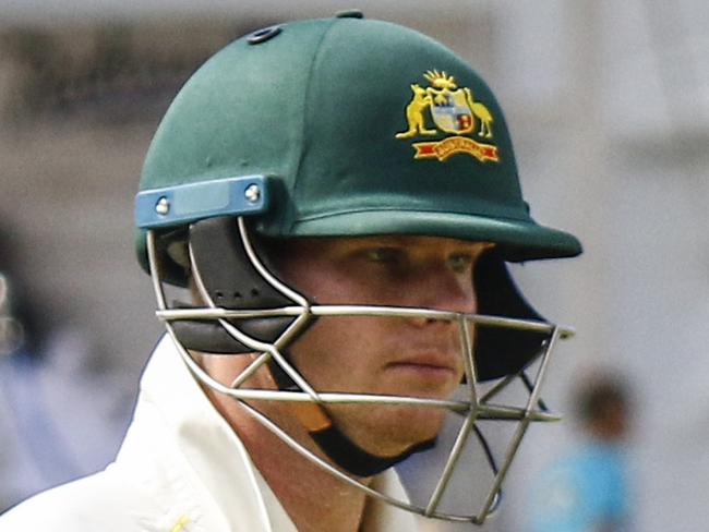 Australia's Steven Smith leaves the field after losing his wicket on the third day of the second cricket test between South Africa and Australia at St. George's Park in Port Elizabeth, South Africa, Sunday, March 11, 2018. (AP Photo/Michael Sheehan)