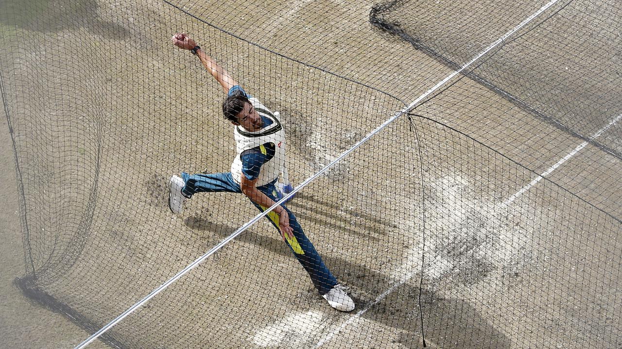 Mitchell Starc doesn’t want to go slow at training.