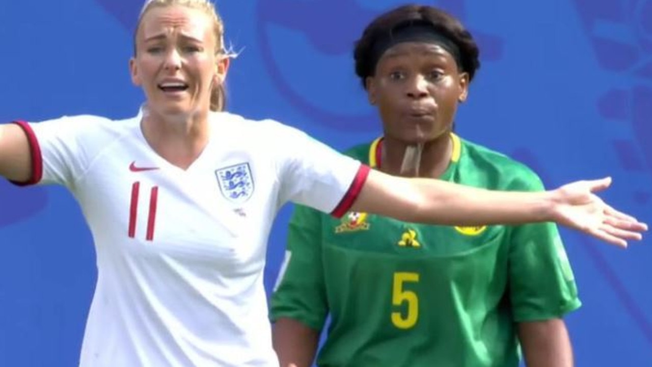 Toni Duggan was spat on in the opening stages of the Cameroon clash