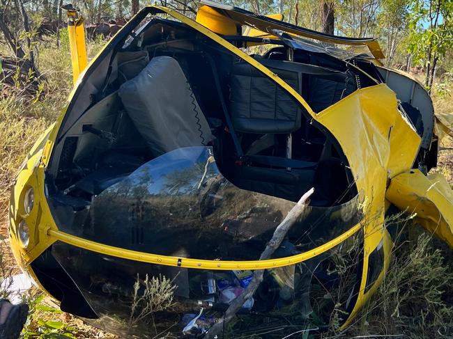 Craig Withers was seriously injured in a helicopter crash in the NT. Picture: GoFundMe