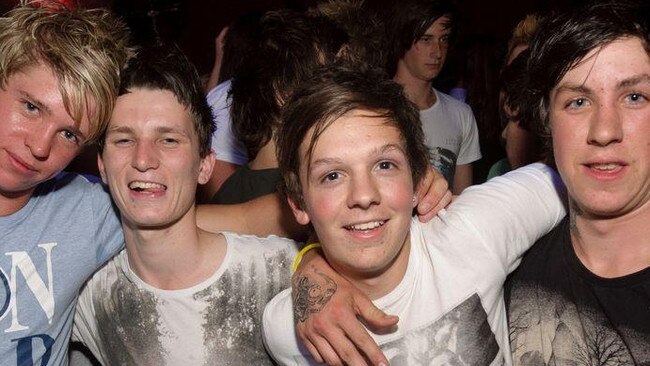 A group of mates having fun at Dakota Nightclub in October 2011. Picture: Club Dakota Facebook page.