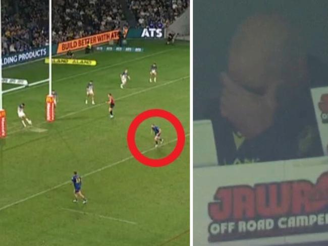 Coach’s face ‘says it all’ in no try blunder