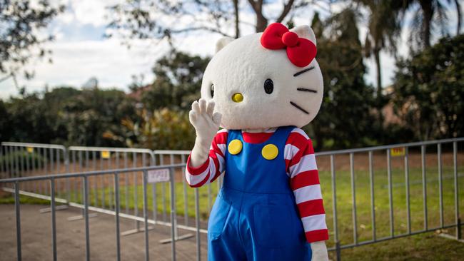 Crowd favourite Hello Kitty. Picture: Christian Gilles