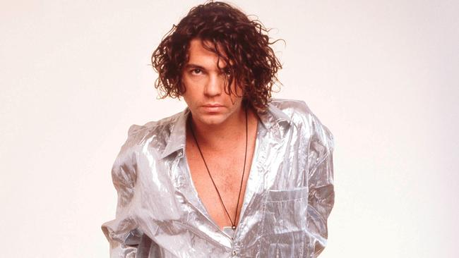 Michael Hutchence pictured in 1990. Picture: Getty