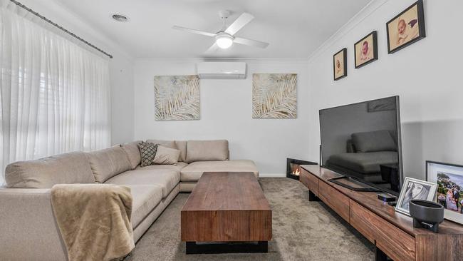 Inside the home’s living area.