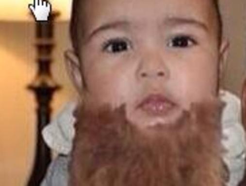 Kayne's baby North gets a jihadi makeover on Twitter account @caliphibrahim.