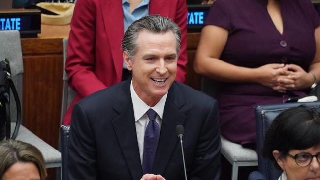 California Governor Gavin Newsom. Picture: AFP