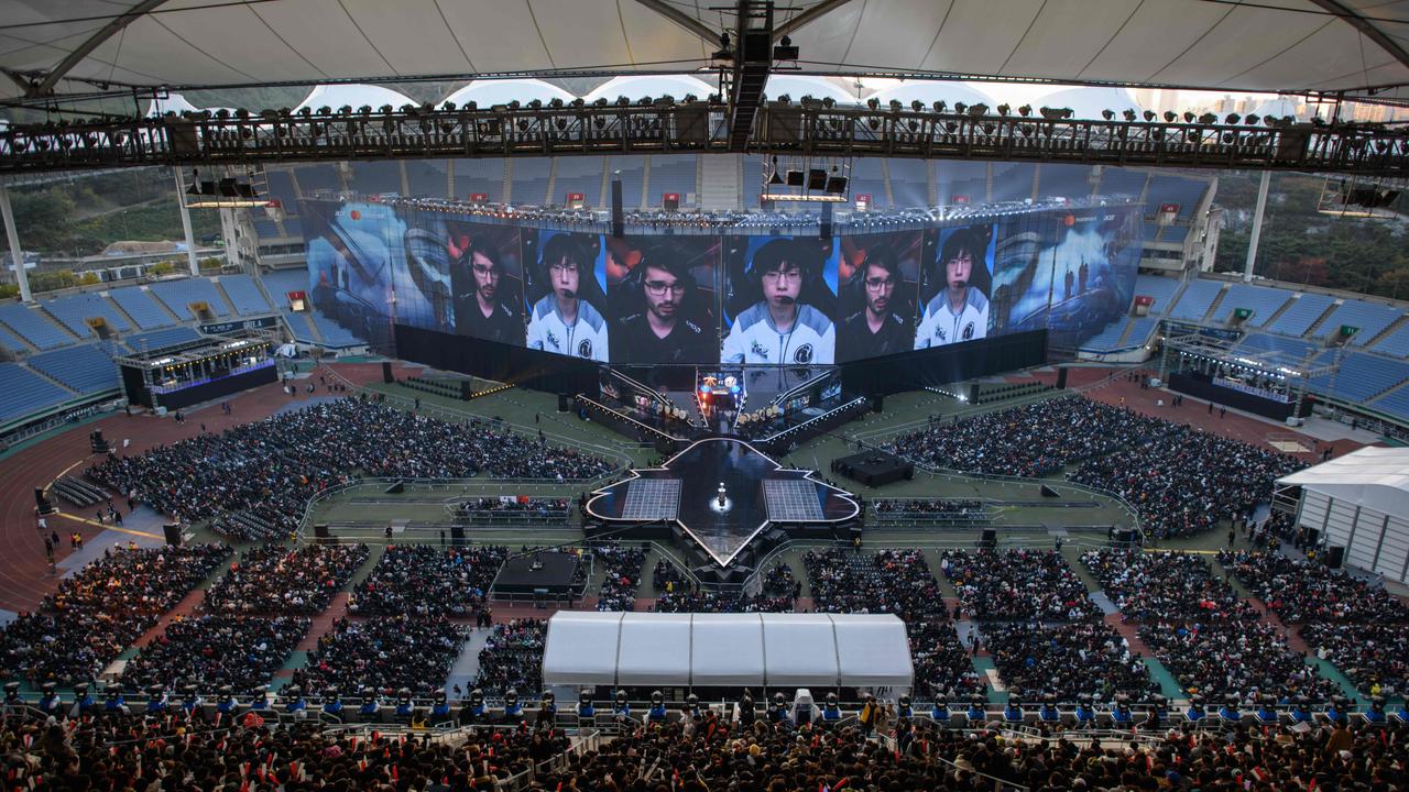 ESports is now an arena spectacle that draws big crowds. Picture: Ed Jones/AFP