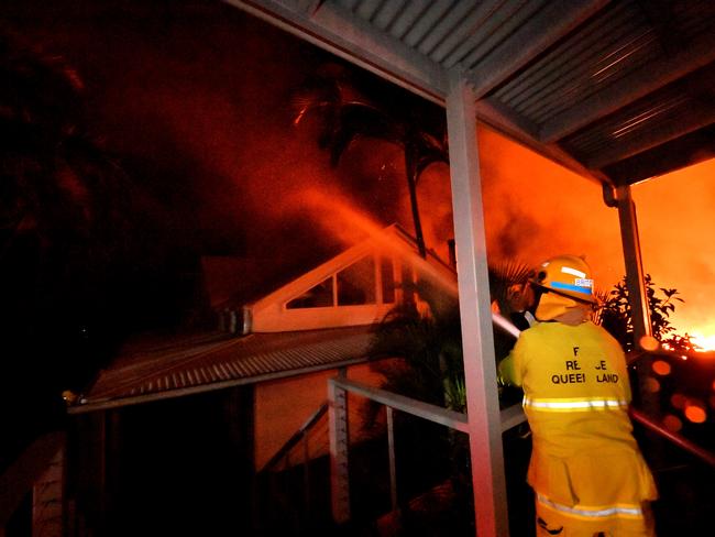 Fierce winds fuelled the flames as they destroyed property and threatened more. Firefighters and emergency crews risked their lives to fight the front as it mercilessly rolled through dry bushland. Photo: John McCutcheon