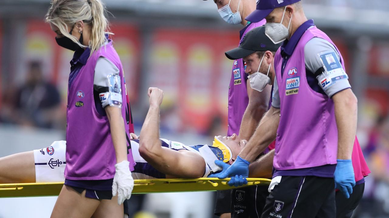 Fremantle Dockers young gun Darcy Tucker cleared of ligament damage to his  knee