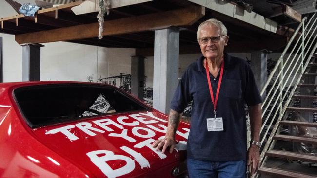 John Garner with the replica Holden Torana. Picture: Georgina Campbell/MAGNT