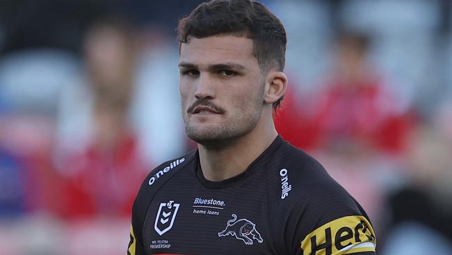 Nathan Cleary is back from Bali and ready to win another comp. Picture: Ashley Feder / Getty Images